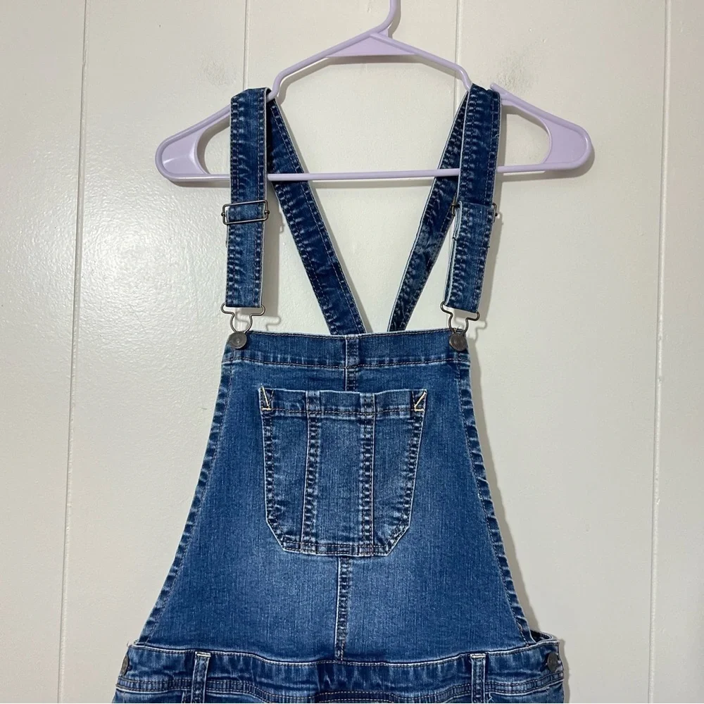 Wallflower Women's Juniors Overall Shorts Soft Size XL